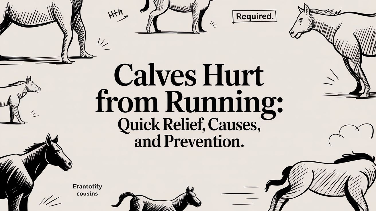 Calves hurt from running: Quick relief, causes, and prevention.