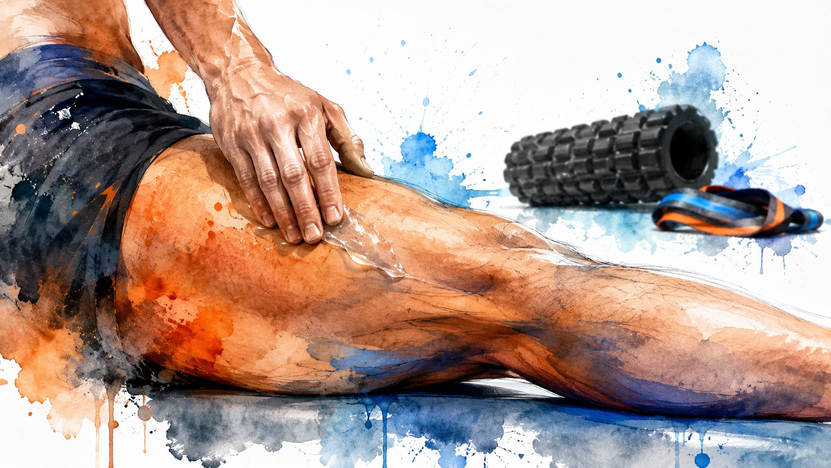 Hamstring Pain Relief with Topical Products and Rehab