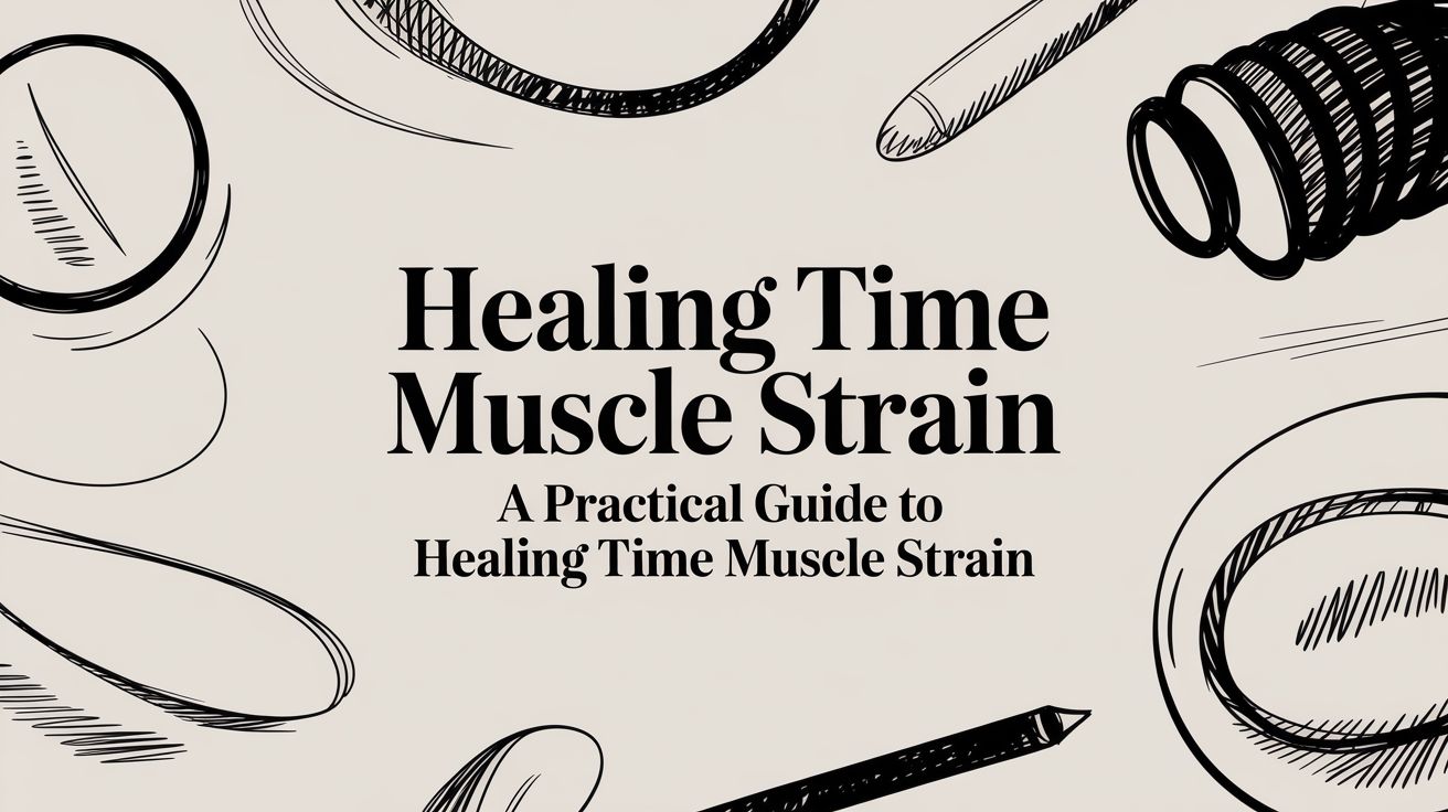 Healing Time Muscle Strain: A Practical Guide to healing time muscle strain