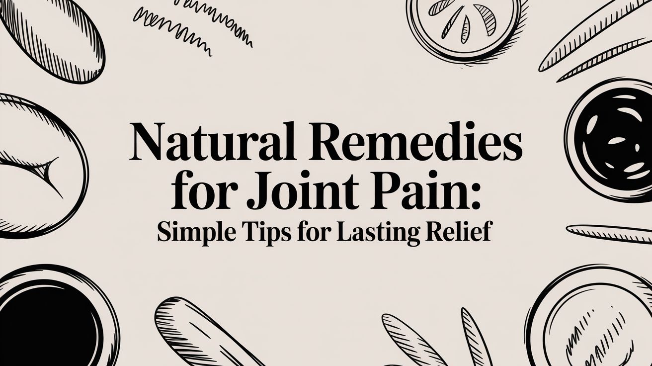 Natural Remedies for Joint Pain: Simple Tips for Lasting Relief