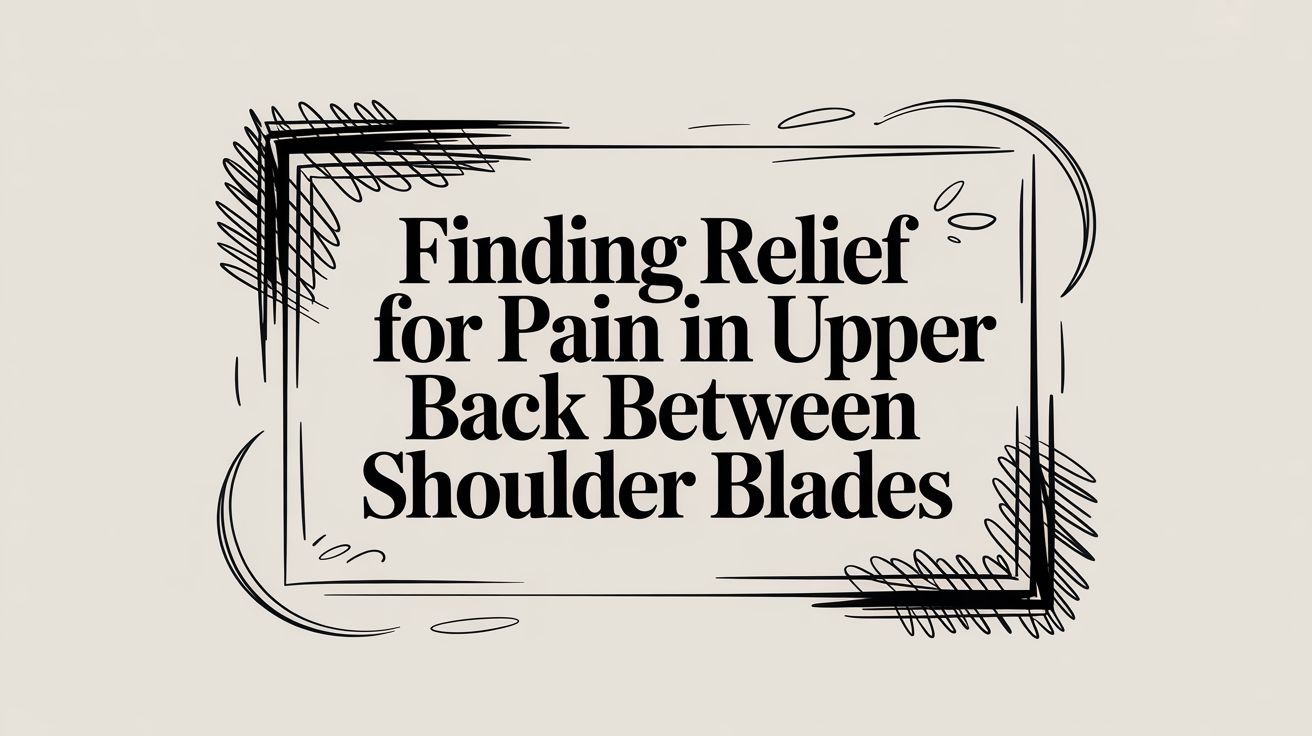 Finding Relief for Pain in Upper Back Between Shoulder Blades