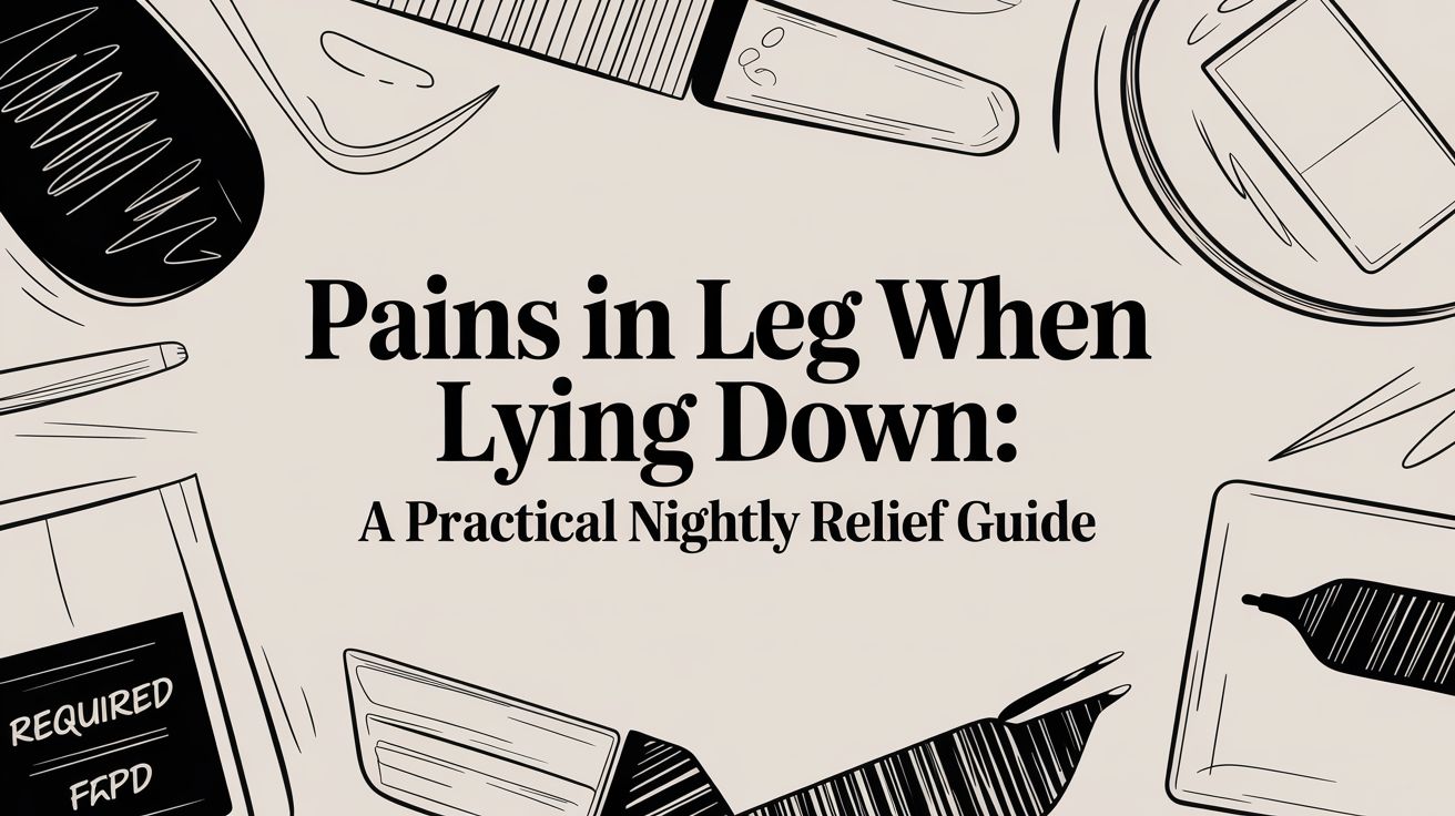 Pains in Leg When Lying Down: A Practical Nightly Relief Guide