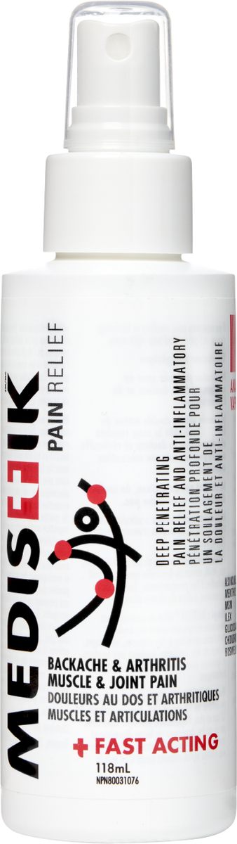 Pain Relief Spray Canada: MEDISTIK Rx Spray (22% Active)
