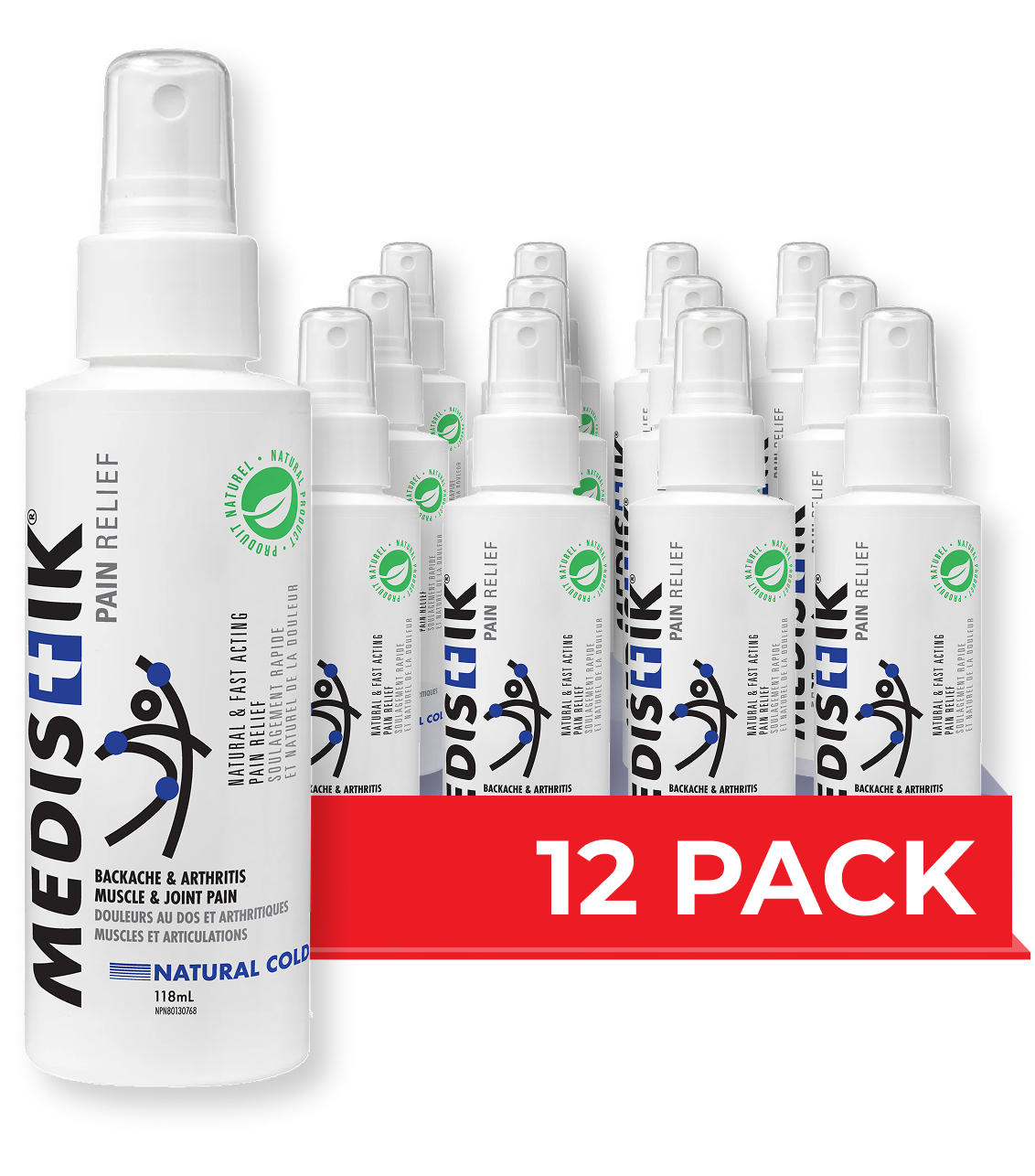 Freeze Spray Case of 12 - MEDISTIK 